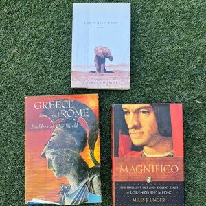 Trio of Engaging Books with Vibrant Covers